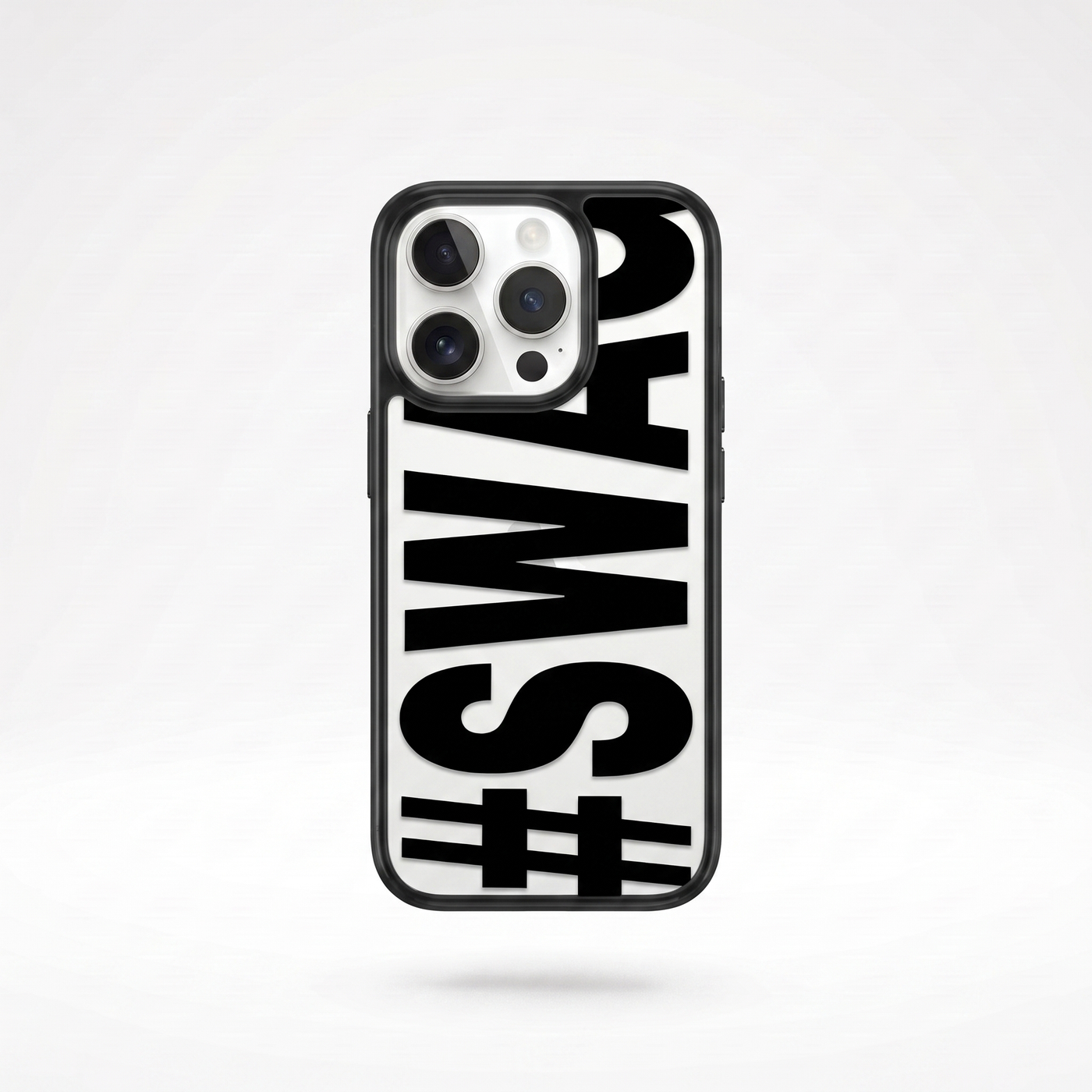 SWAG Bold Letter Phone Case for iPhone 16 15 Pro Max 14 13 11 12 Pro Max 17Air 16E X XR XS Max 7 8 Plus SE 2022 Shockproof Cover