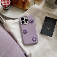 KASED Bloom Pop iPhone case – dopamine floral design, detail view