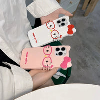 Cloud Kitty glasses-cat iPhone case, view 6 | KASED