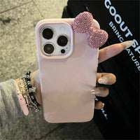 Diamond Bow rhinestone bow iPhone case, view 4 | KASED