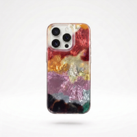 Vortex Pattern Amber Black Brown Blend Silicone Phone Case For iPhone 17 16 11 12 13 14 15 Pro Max XR Plus SE2 16E 17 Air Cover