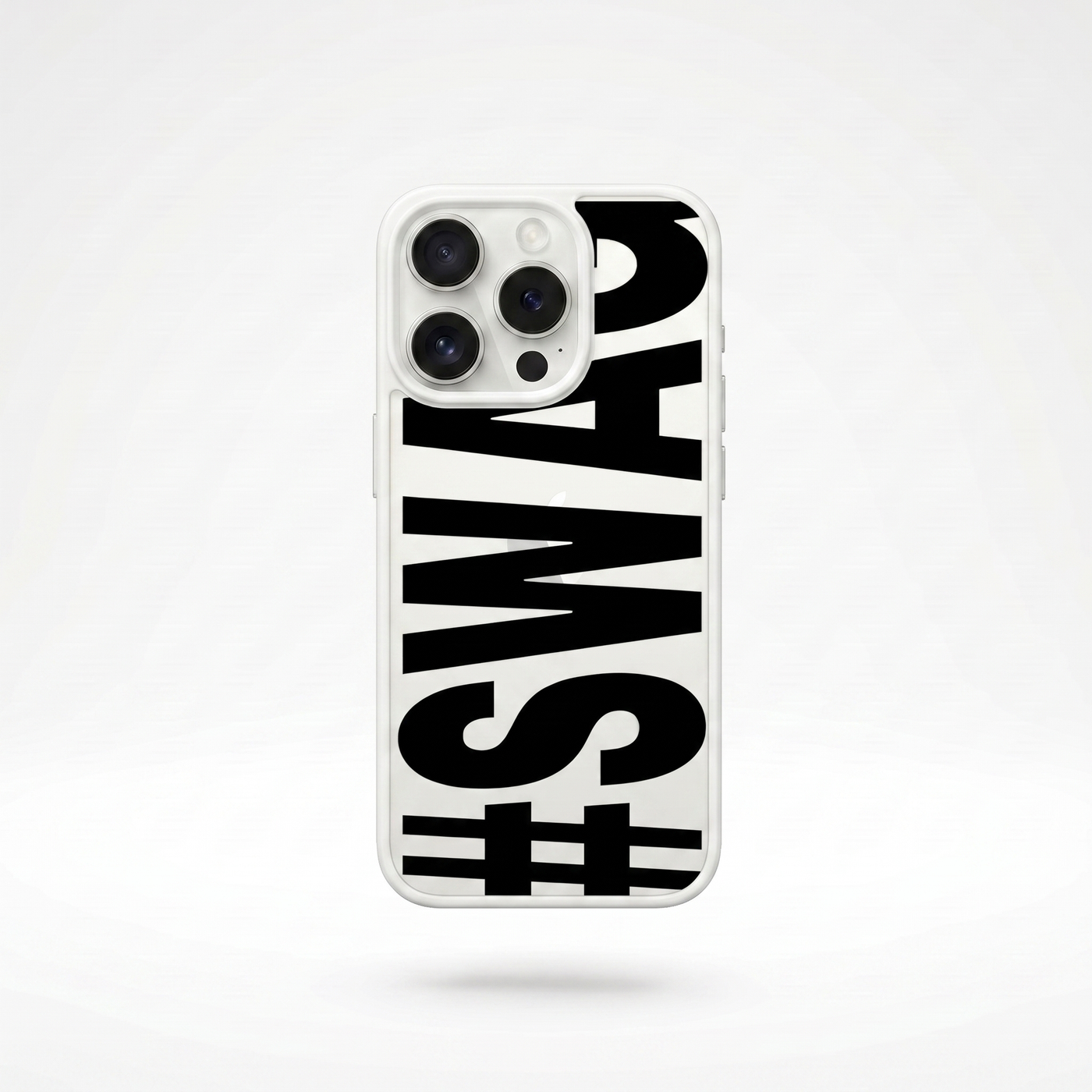 SWAG Bold Letter Phone Case for iPhone 16 15 Pro Max 14 13 11 12 Pro Max 17Air 16E X XR XS Max 7 8 Plus SE 2022 Shockproof Cover