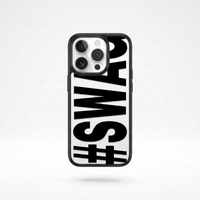 SWAG Bold Letter Phone Case for iPhone 16 15 Pro Max 14 13 11 12 Pro Max 17Air 16E X XR XS Max 7 8 Plus SE 2022 Shockproof Cover